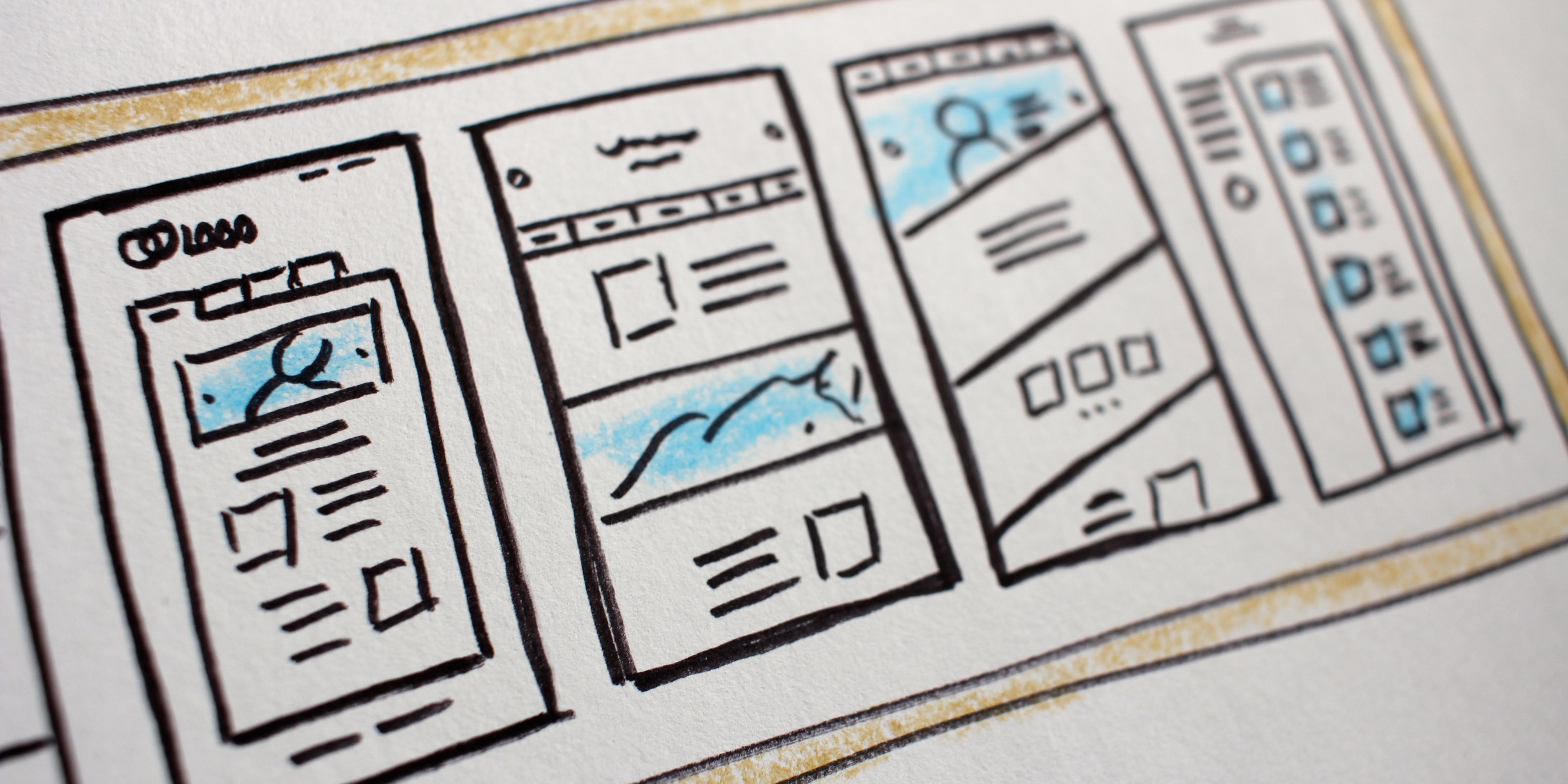 what is the idea? grafic - scribbles for website